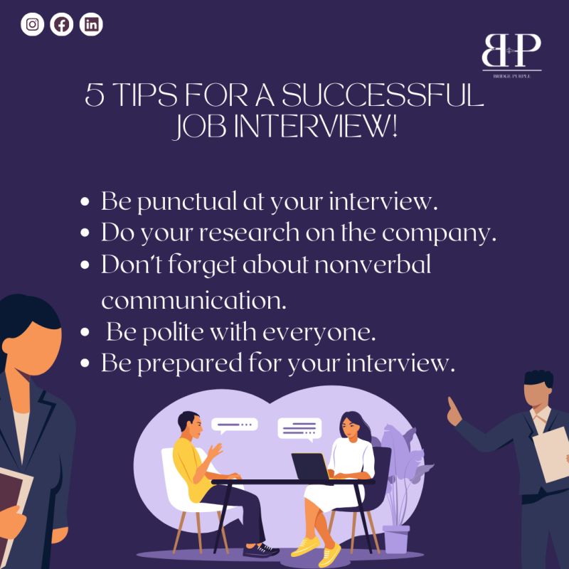 5 Tips for a Successful Job Interview